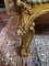 Sofá francés de madera dorada, Imagen 4