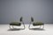 Chaises Cantilever Modernistes en Laine et Alpaga, Italie, 1970s, Set de 2 5