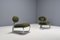 Modernist Cantilever Chairs in Wool and Alpaca, Italy, 1970s, Set of 2, Image 4