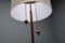 Tripod Floor Lamp attributed to Fog & Mørup Made of Teak and Brass, Denmark, 1960s 9