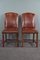 Leather Dining Room Chairs, Set of 2, Image 3