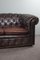 Braunes Vintage Chesterfield Sofa 7