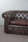 Braunes Vintage Chesterfield Sofa 6