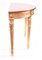 Adams Console Table with Gilt Base Demi Lune Inlay 6