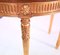 Adams Console Table with Gilt Base Demi Lune Inlay, Image 7
