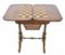 Victorian Games Table Chess Draughts Walnut, Image 7