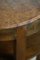Tavolino rotondo Art Déco in faggio e ripiano in marmo, anni '40, Immagine 7