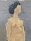 Lavender Nude, Mid-20th Century, Oil on Board 11