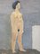 Lavender Nude, Mid-20th Century, Oil on Board, Image 10