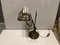 Lampada da scrivania Tiffany in bronzo, anni '70, Immagine 9