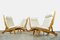 AP71 Deck Chairs with Footstool by Hans Wegner for A.P. Stolen, Denmark, 1968, Set of 5 1