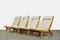 Sillas de playa AP71 con reposapiés de Hans Wegner para AP Stolen, Dinamarca, 1968. Juego de 5, Imagen 6