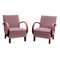 Bentwood Armchairs by Jindřich Halabala for Up Races, 1950s, Set of 2 1