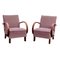 Bentwood Armchairs by Jindřich Halabala for Up Races, 1950s, Set of 2, Image 1
