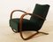 Art Deco H269 Armchair by Jindrich Halabala for Thonet, 1930s, Image 3