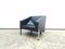 Real Leather Armchair in Black by Fritz Hansen, Image 1