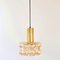 Mid-Century Modern Amber Bubble Glass Pendant Light by Helena Tynell for Limburg, Germany, 1960s 2