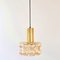 Mid-Century Modern Amber Bubble Glass Pendant Light by Helena Tynell for Limburg, Germany, 1960s, Image 2