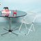 Round Dining Table with Smoked Glass Top by Gastone Rinaldi for Thema, 1960s 2