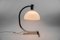 Lampe de Bureau Moderne en Verre Chrome par Franco Albini pour Sirrah, Italie, 1960s 4