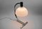 Lampe de Bureau Moderne en Verre Chrome par Franco Albini pour Sirrah, Italie, 1960s 6