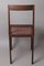 Runder Vintage Leder Cord Stuhl von Terence Harold Robsjohn-Gibbings für Klismos, 1960er 16