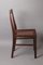 Vintage Leather Cord Chair Circular by Terence Harold Robsjohn-Gibbings for Klismos 1960s 2