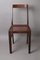 Vintage Leather Cord Chair Circular by Terence Harold Robsjohn-Gibbings for Klismos 1960s 8