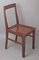 Runder Vintage Leder Cord Stuhl von Terence Harold Robsjohn-Gibbings für Klismos, 1960er 1