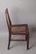 Vintage Leather Cord Chair Circular by Terence Harold Robsjohn-Gibbings for Klismos 1960s 11