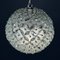 Art Glass Pendant Lamp Sputnik by Fontana Arte, Italy, 1960s 3