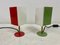 Lampade da tavolo piccole in metallo, Italia, anni '50, set di 2, Immagine 2