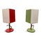 Kleine italienische Tischlampen aus Metall, 1950er, 2er Set 1
