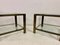 Two Tier Brass Side Tables, 1980s, Set of 2 4