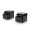 Black Bedside Tables by Simon Fussel for Kartell, 1970s, Set of 2, Image 3