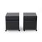 Black Bedside Tables by Simon Fussel for Kartell, 1970s, Set of 2, Image 2