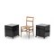 Black Bedside Tables by Simon Fussel for Kartell, 1970s, Set of 2 13