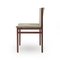 Dining Chairs in Wood and Green Alcantara by Tito Agnoli for La Linea, 1960s, Set of 4, Image 9