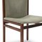 Dining Chairs in Wood and Green Alcantara by Tito Agnoli for La Linea, 1960s, Set of 4 11