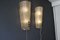 Textured Smoked Murano Glass Sconces with Little Black Glass Pearls, 2000s, Set of 2, Image 2