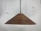 Pencil Reed Rattan Bamboo Hanging Pendant Lamps, Italy, 1970s, Set of 2 9