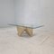 Italian Coffee Table in Travertine, 1980s 4