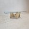 Italian Coffee Table in Travertine, 1980s 6