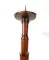 Large Art Deco Padouk Candlestick, 1930s 7