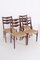 Dining Room Chairs in Rosewood by Arne Wahl Iversen, Denmark, 1970s, Set of 4 8