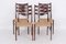 Dining Room Chairs in Rosewood by Arne Wahl Iversen, Denmark, 1970s, Set of 4 19