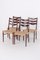 Dining Room Chairs in Rosewood by Arne Wahl Iversen, Denmark, 1970s, Set of 4 13