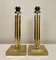 Regency Skyscraper Style Brass Table Lamps, 1970s, Set of 2 13