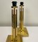 Regency Skyscraper Style Brass Table Lamps, 1970s, Set of 2 3