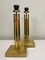 Regency Skyscraper Style Brass Table Lamps, 1970s, Set of 2 15